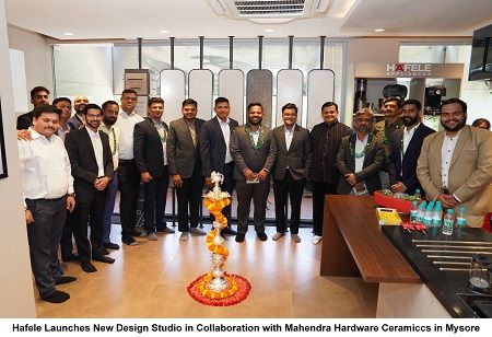Hafele Unveils New Design Studio in Collaboration with Mahendra Hardware Ceramiccs in Mysore